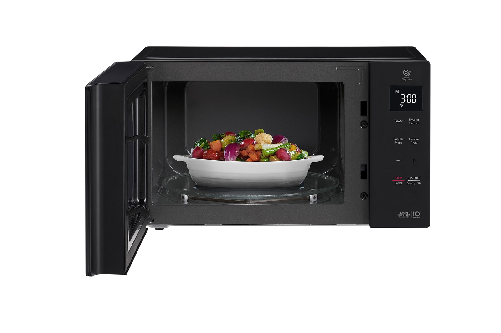 LG 42L NeoChef™ Solo Microwave Oven in Black Finish, MS4235GIS