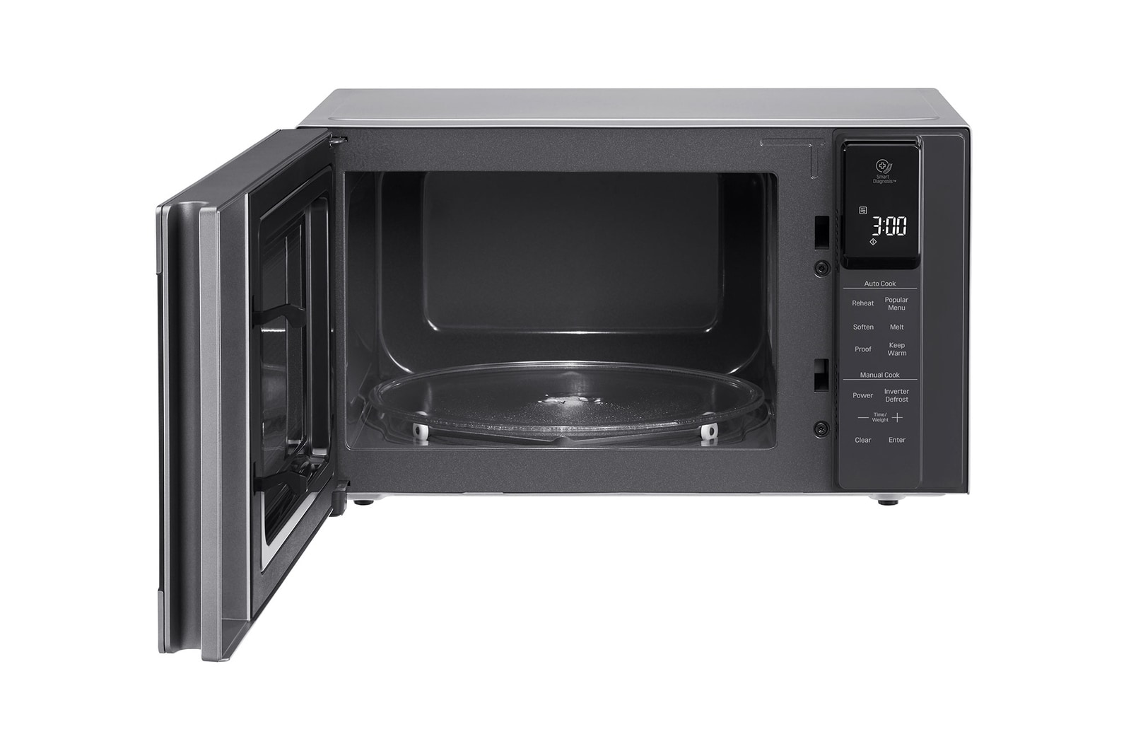 LG 42L NeoChef™ Solo Microwave Oven in Stainless Finish, MS4295CIS