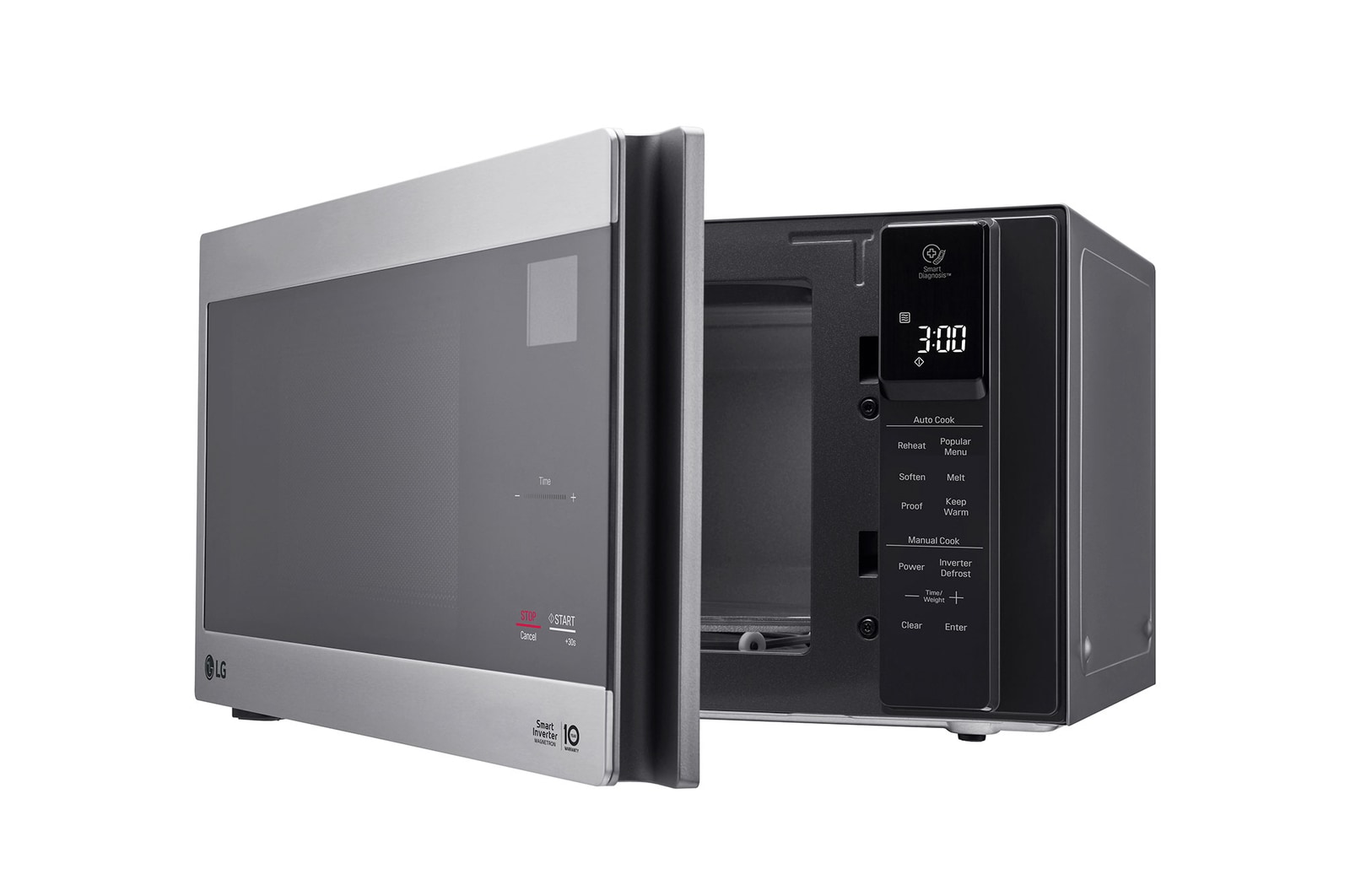 LG 42L NeoChef™ Solo Microwave Oven in Stainless Finish, MS4295CIS