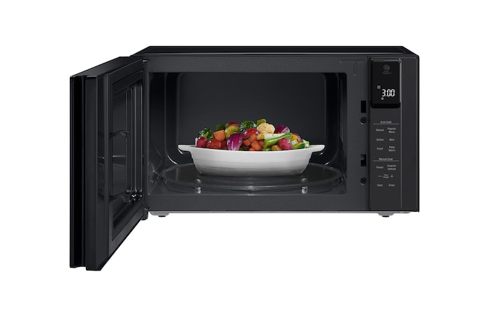 LG 42L NeoChef™ Solo Microwave Oven in Black Finish, MS4295DIS