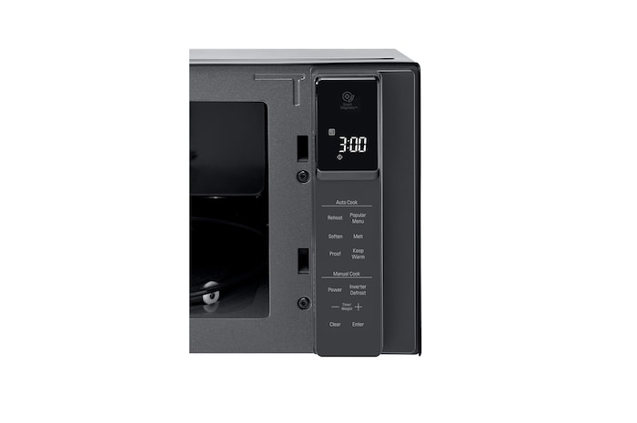 LG 42L NeoChef™ Solo Microwave Oven in Black Finish, MS4295DIS