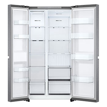 LG 658L Side-by-Side Fridge in Black Finish, GC-B257KQJW