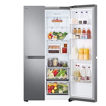 LG 658L Side-by-Side Fridge in Black Finish, GC-B257KQJW