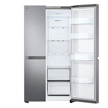 LG 658L Side-by-Side Fridge in Black Finish, GC-B257KQJW