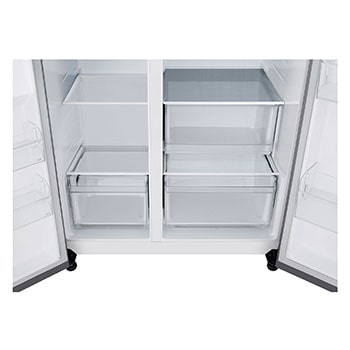 LG 658L Side-by-Side Fridge in Black Finish, GC-B257KQJW