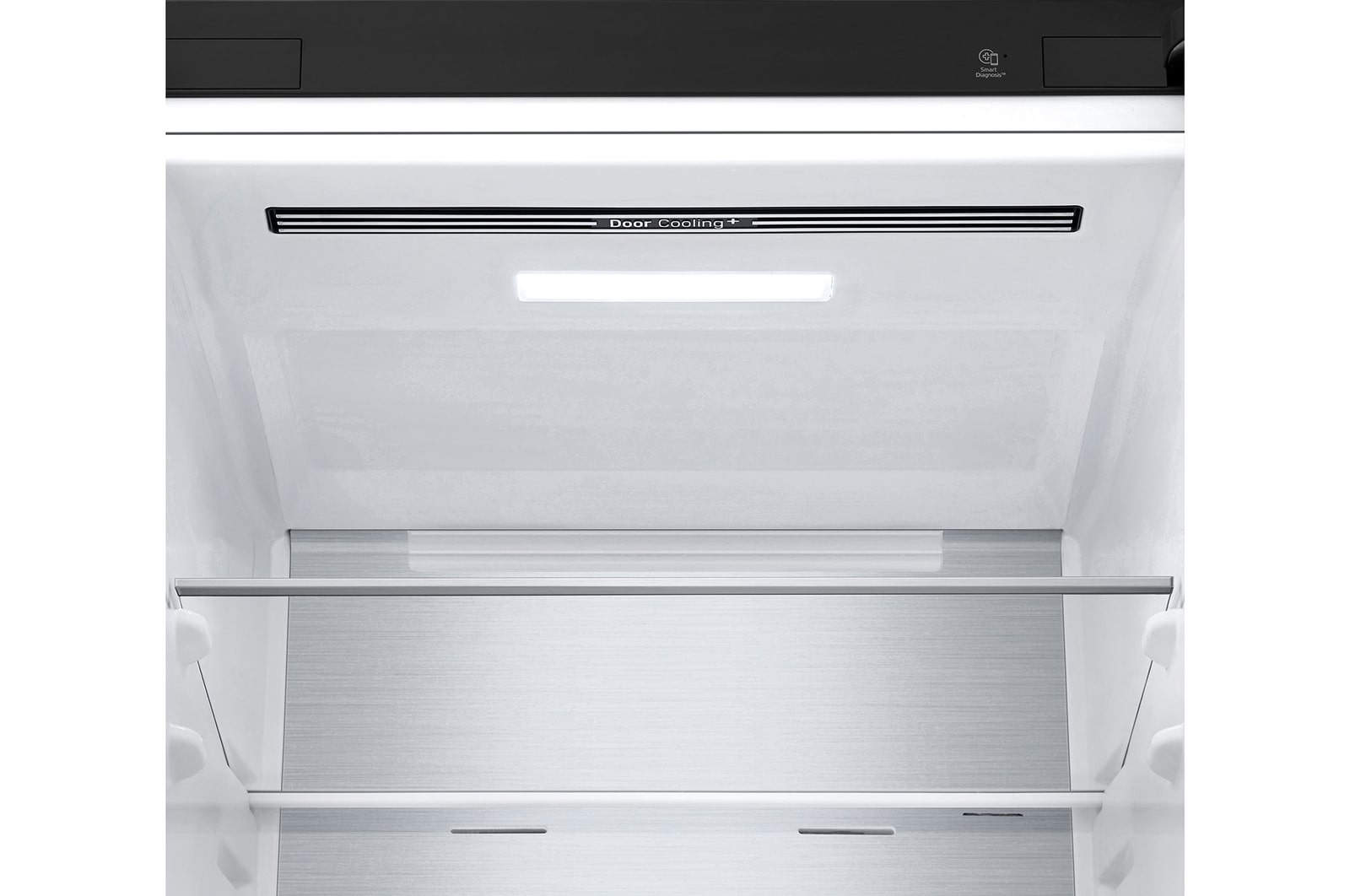 LG 376L Bottom Freezer with Door Cooling+™ in Black Finish, GC-F459FSUW