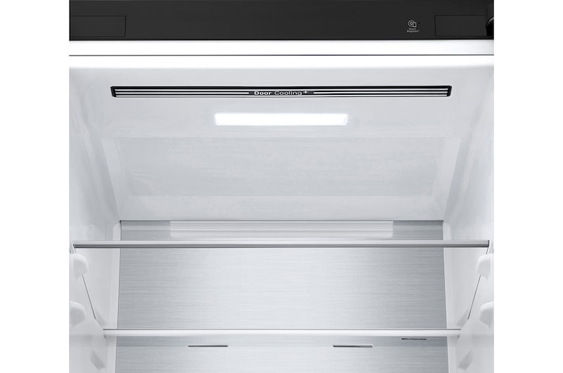 LG 376L Bottom Freezer with Door Cooling+™ in Black Finish, GC-F459FSUW
