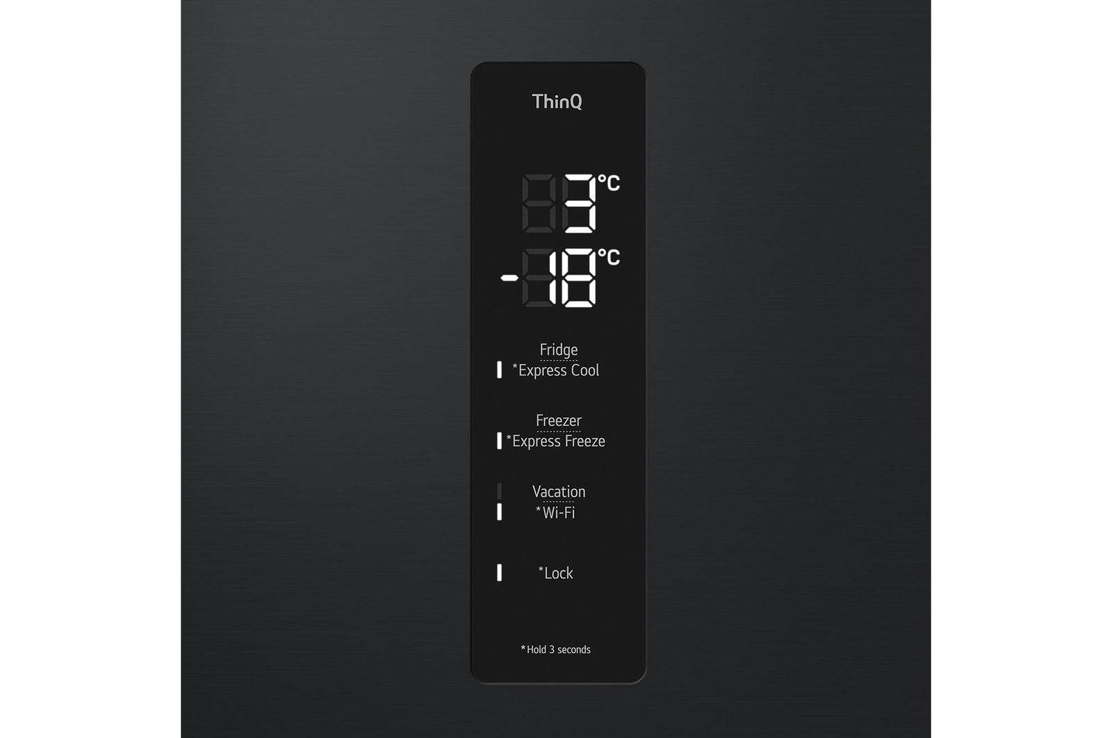 LG 376L Bottom Freezer with Door Cooling+™ in Black Finish, GC-F459FSUW