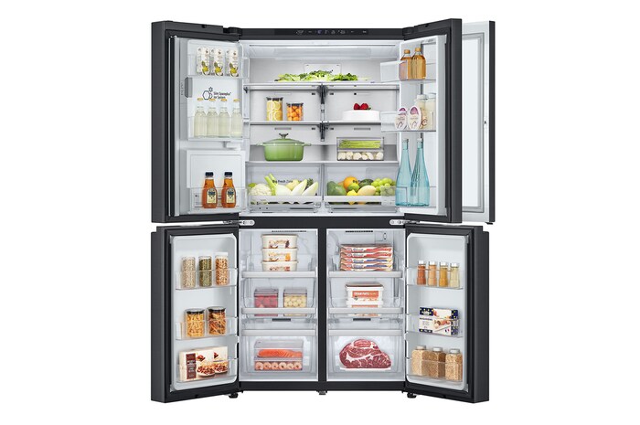 Front all door open with food