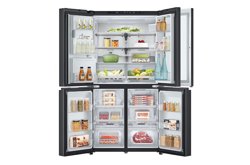 Front all door open with food