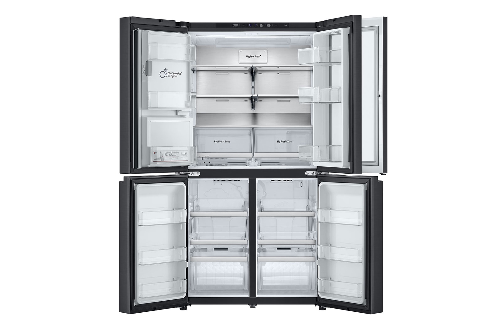 Front all door open without food