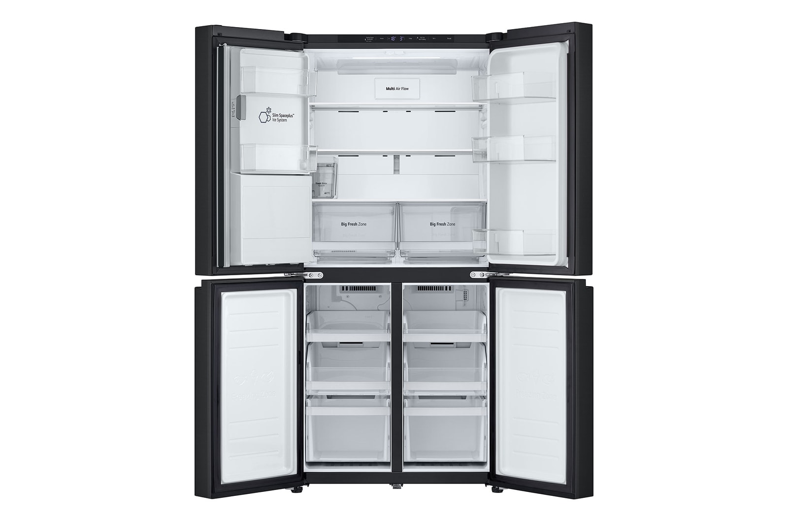Front all door open without food