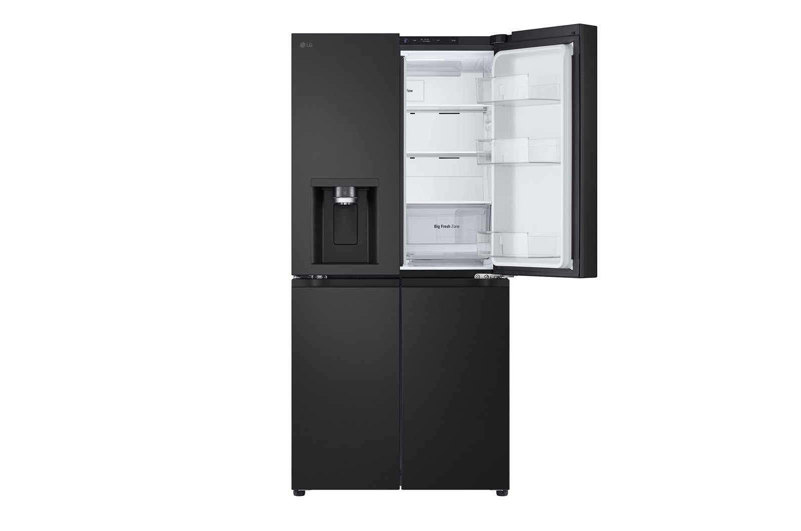 Top right side door open without food