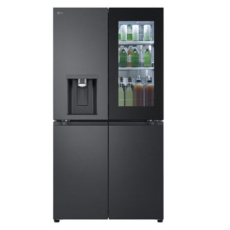 メル27009　LGRY 900L Door-in-Door Fridge with UVnano Black | LG ZA