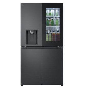 LG 312L Shiny Sliver Bottom Freezer Fridge with No Frost - GC