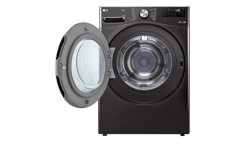 Front view with door open