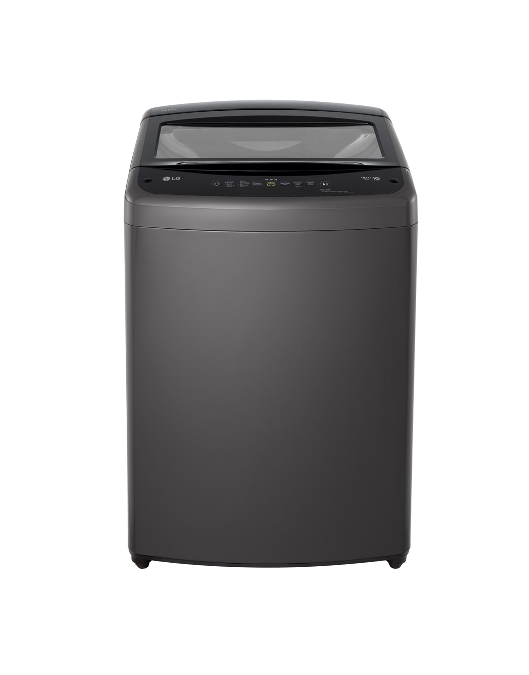 17kg Top Loader Washing Machine with Smart Inverter in Middle Black