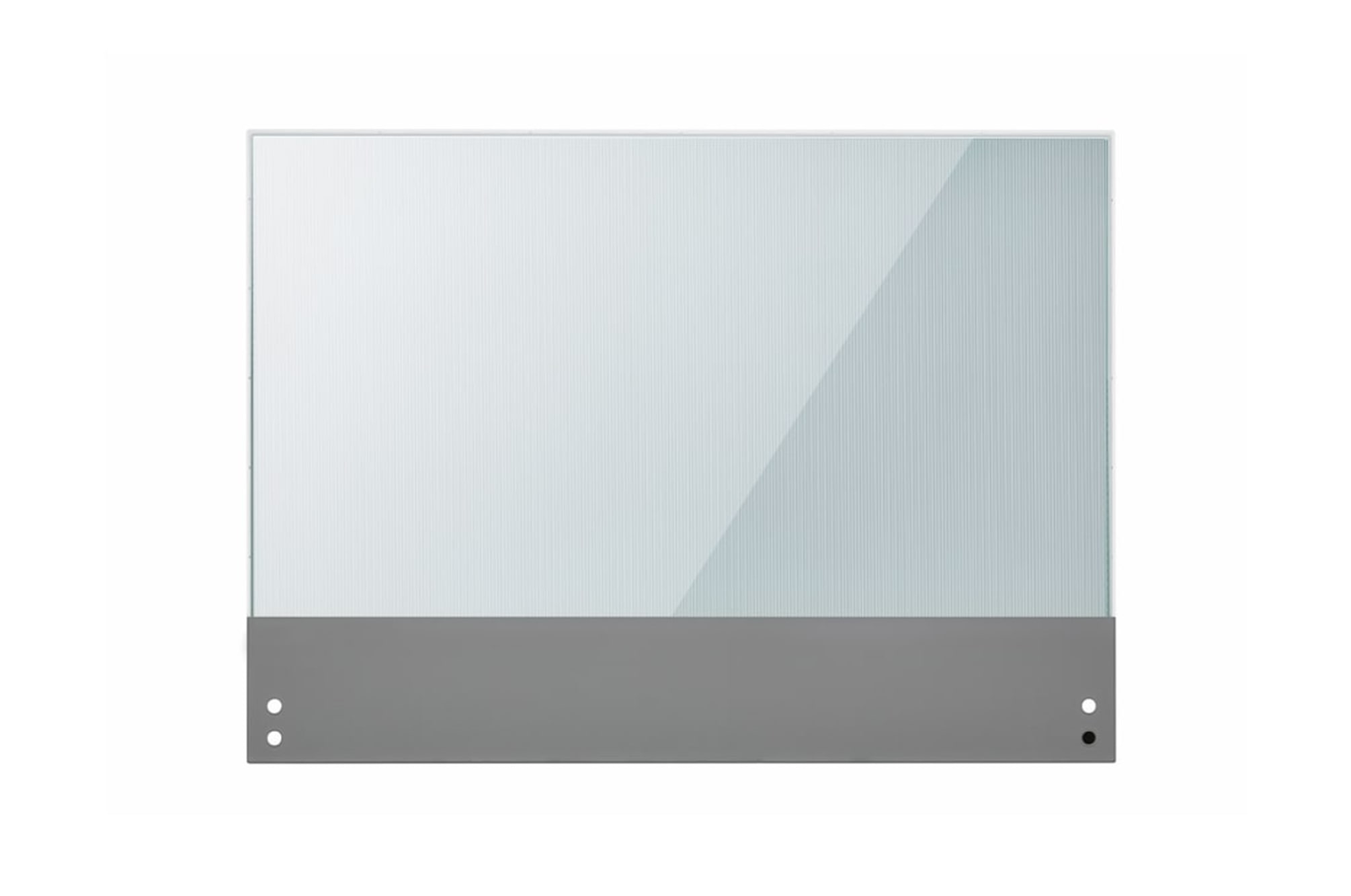 LG Transparent OLED Touch Signage, front view, 30EW5TP-A