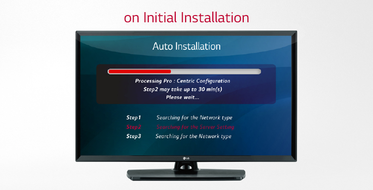 The user is installing via the EzManager's automatic installation function.