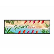 LG Stretch Signage, Front view with infill image, 37BH7N