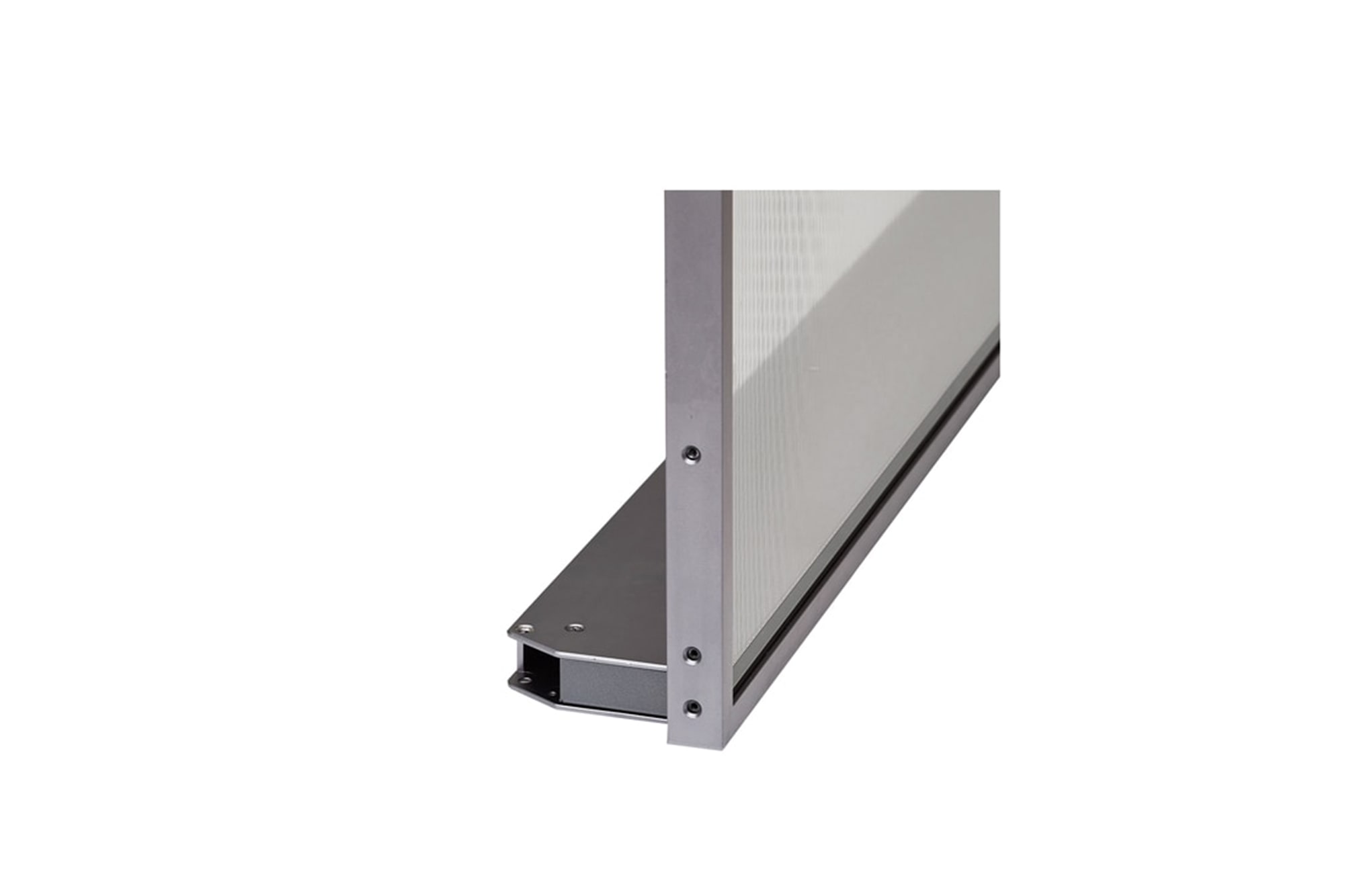 LG Transparent OLED, Close-up image of bottom, 55EW5P-M