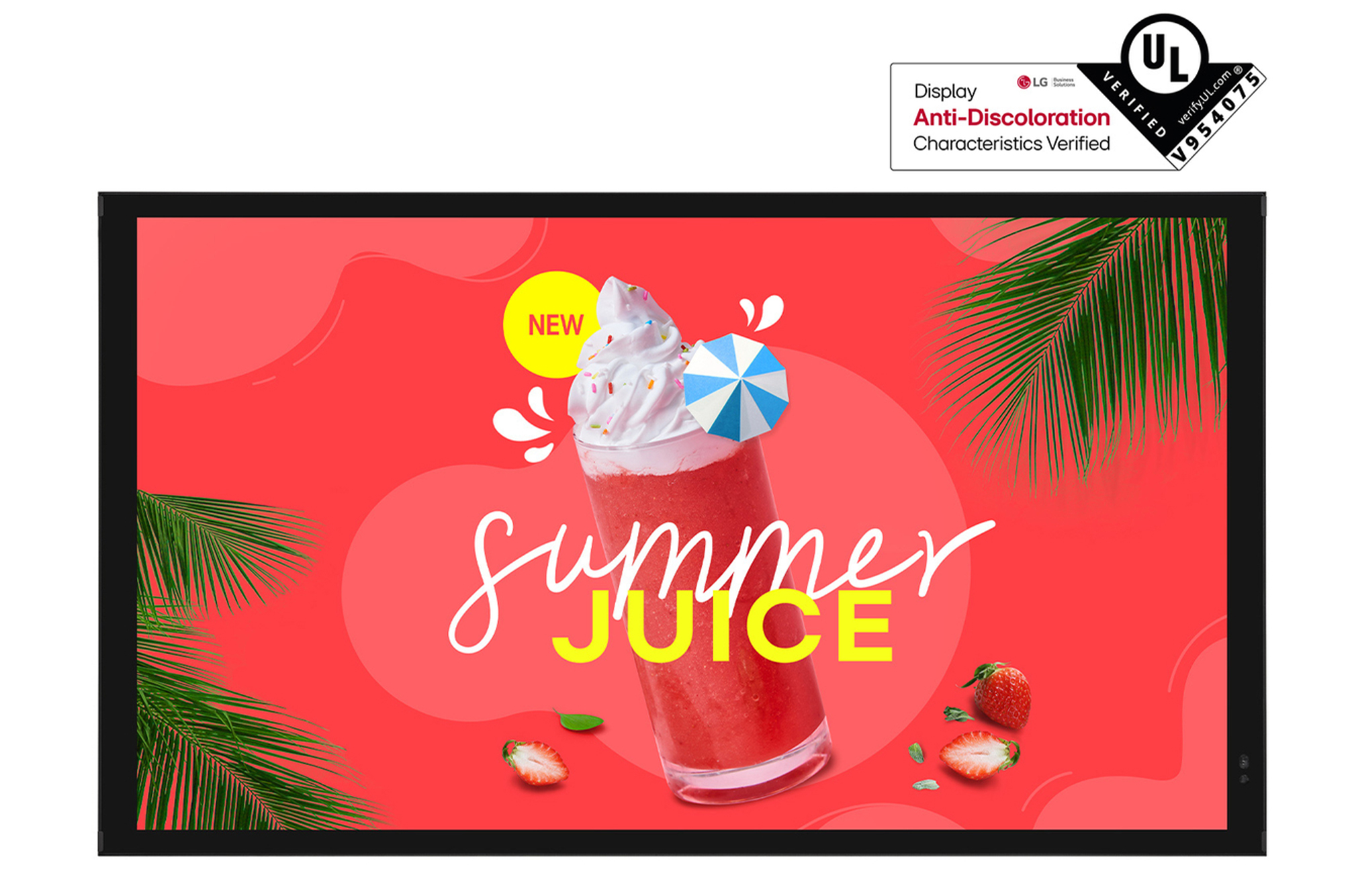 LG High-brightness IP-rated Outdoor Display, 55XE3P-B