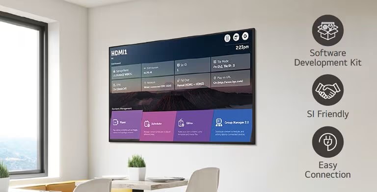 A number of tasks can be done at the same time with the intuitive GUI.