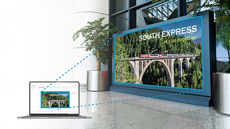 Through the solution, a user can view the currently playing screen in thumbnail form.