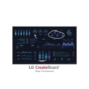 LG CreateBoard™ - Interactive Whiteboard with Writing Software and Built-in Front Speakers, 65TR3DJ-B