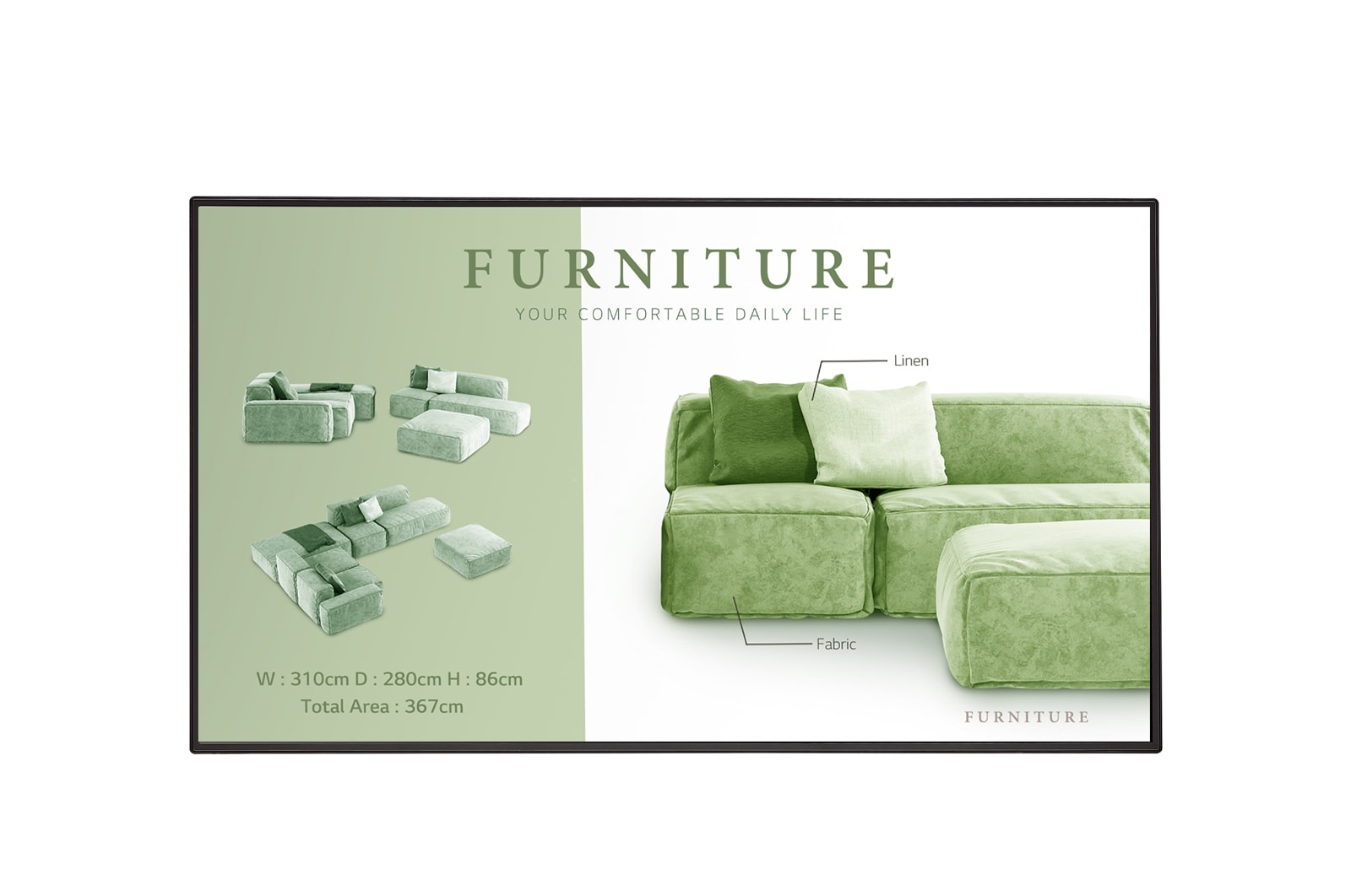 LG UHD Signage Display, 65UM5N-H