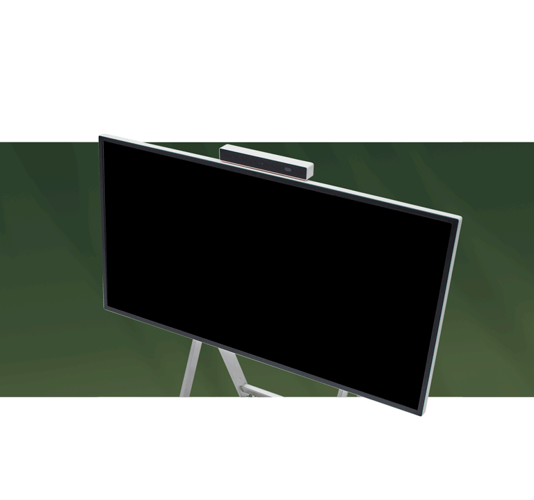 The image shows the LG One:Quick Flex can be rotated vertically (counterclockwise) and horizontally (clockwise).