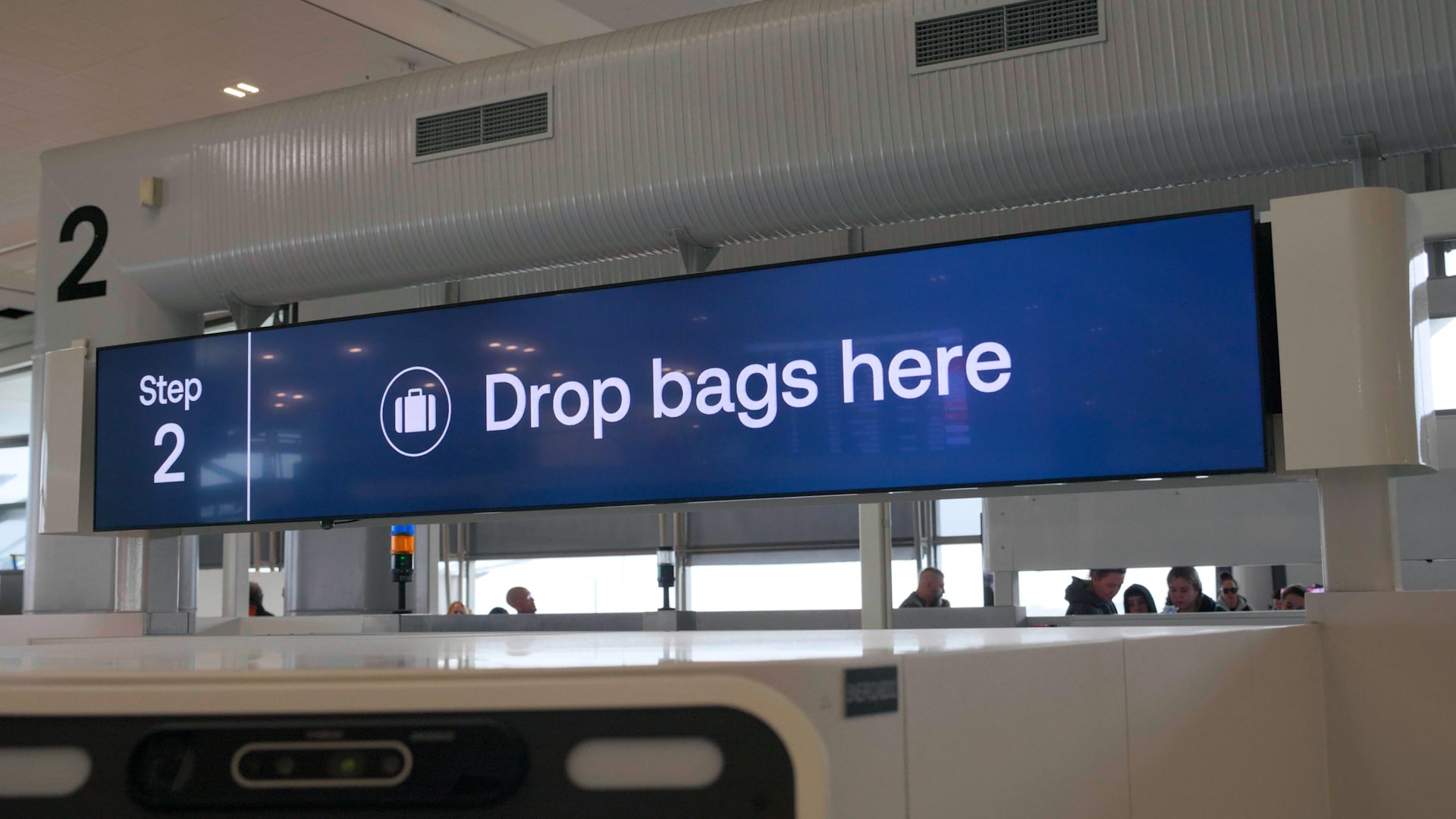 LG commercial displays installed at Brisbane Airport
