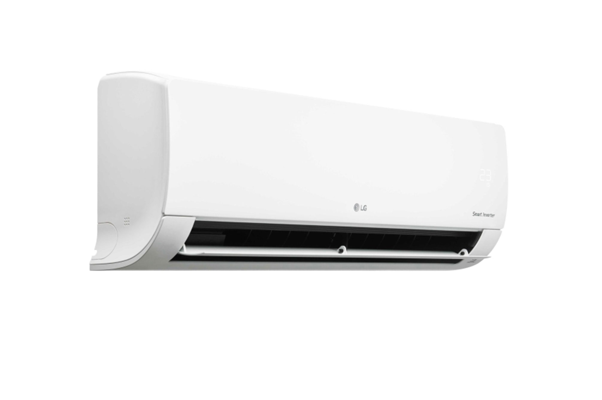 side view with open wings