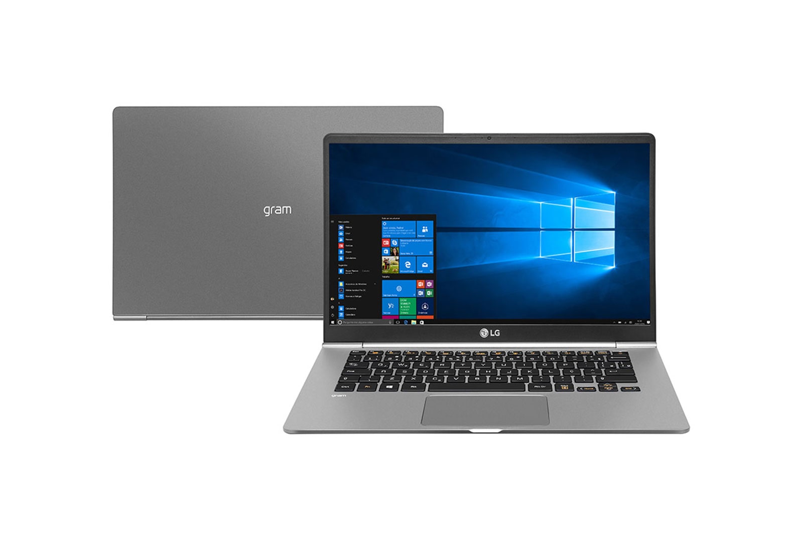 LG gram 14" Windows 10 Home (A LG recomenda o Windows 11 Pro para empresas) - Notebook com Intel® Core™ i5 8ª geração 995 g, 14Z980-G