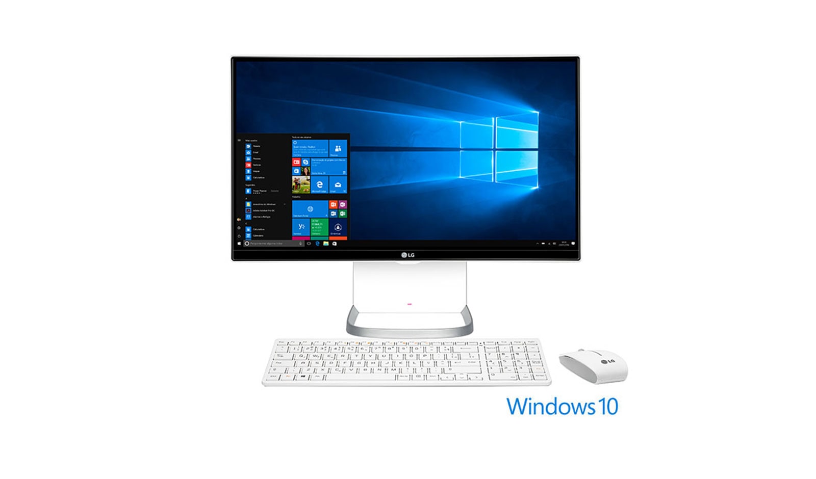 LG Computador All in One LG com TV 24", Windows 10 Home, I5, 4GB, 500GB, 24V550-G.BJ31P1