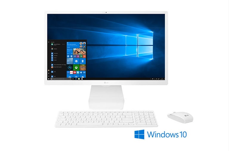 LG Computador All in One LG com TV 24", Windows 10 Home, I5, 4GB, 500GB, 24V550-G.BJ31P1