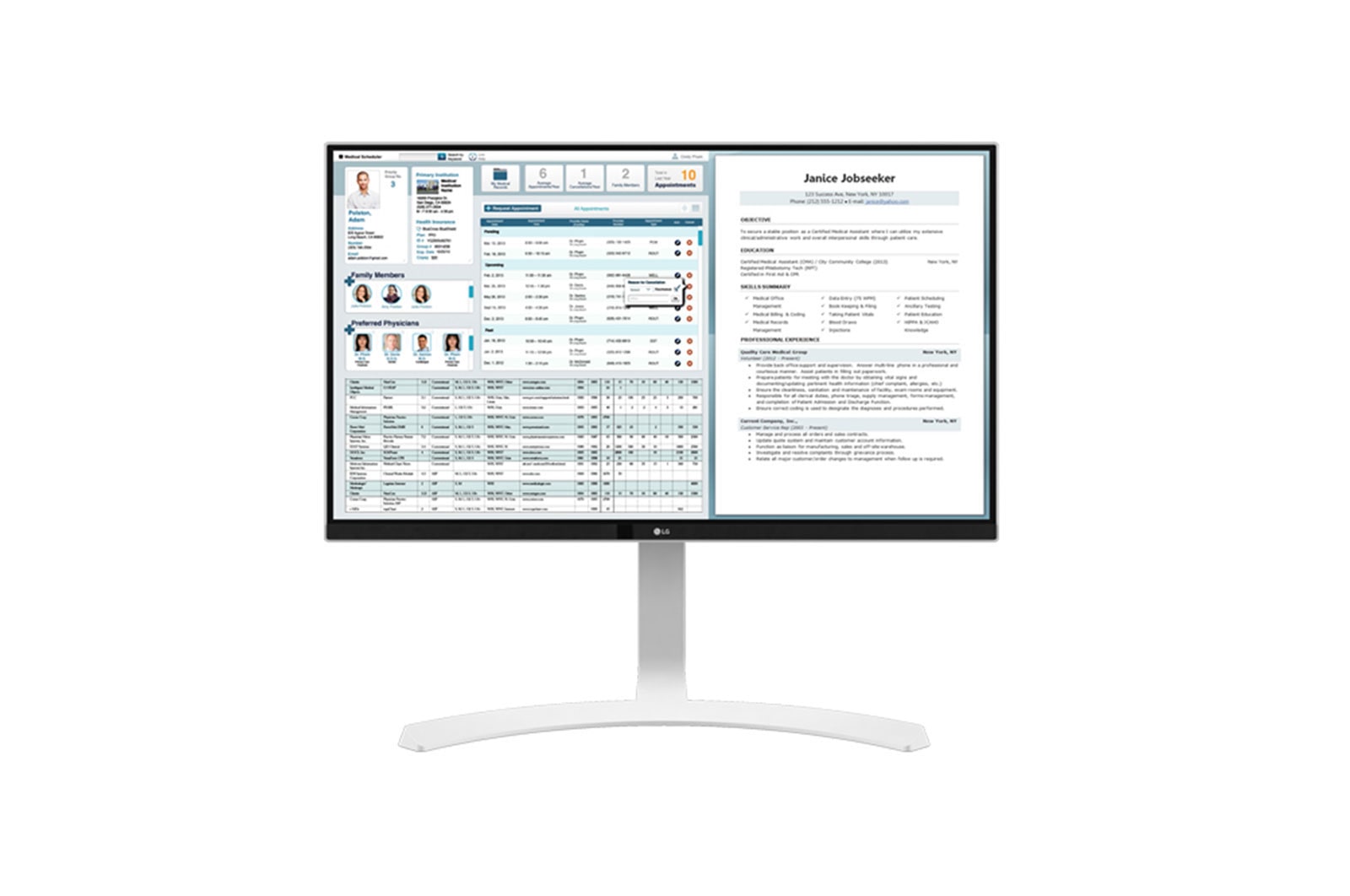 LG 27” Monitor Médico LG 8MP (4K) Branco, 27HJ712C