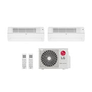 LG Ar condicionado Multi Split Inverter 2 ambientes (1via 9.000BTUS, 12.000BTUs) Quente/Frio WiFi integrado, MIN21V2