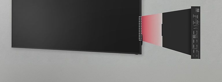 Com os slots OPS, os usuários podem montar convenientemente o Módulo OPS no 105BM5P, ativando diversas funções de PC e software Windows no 105BM5P.