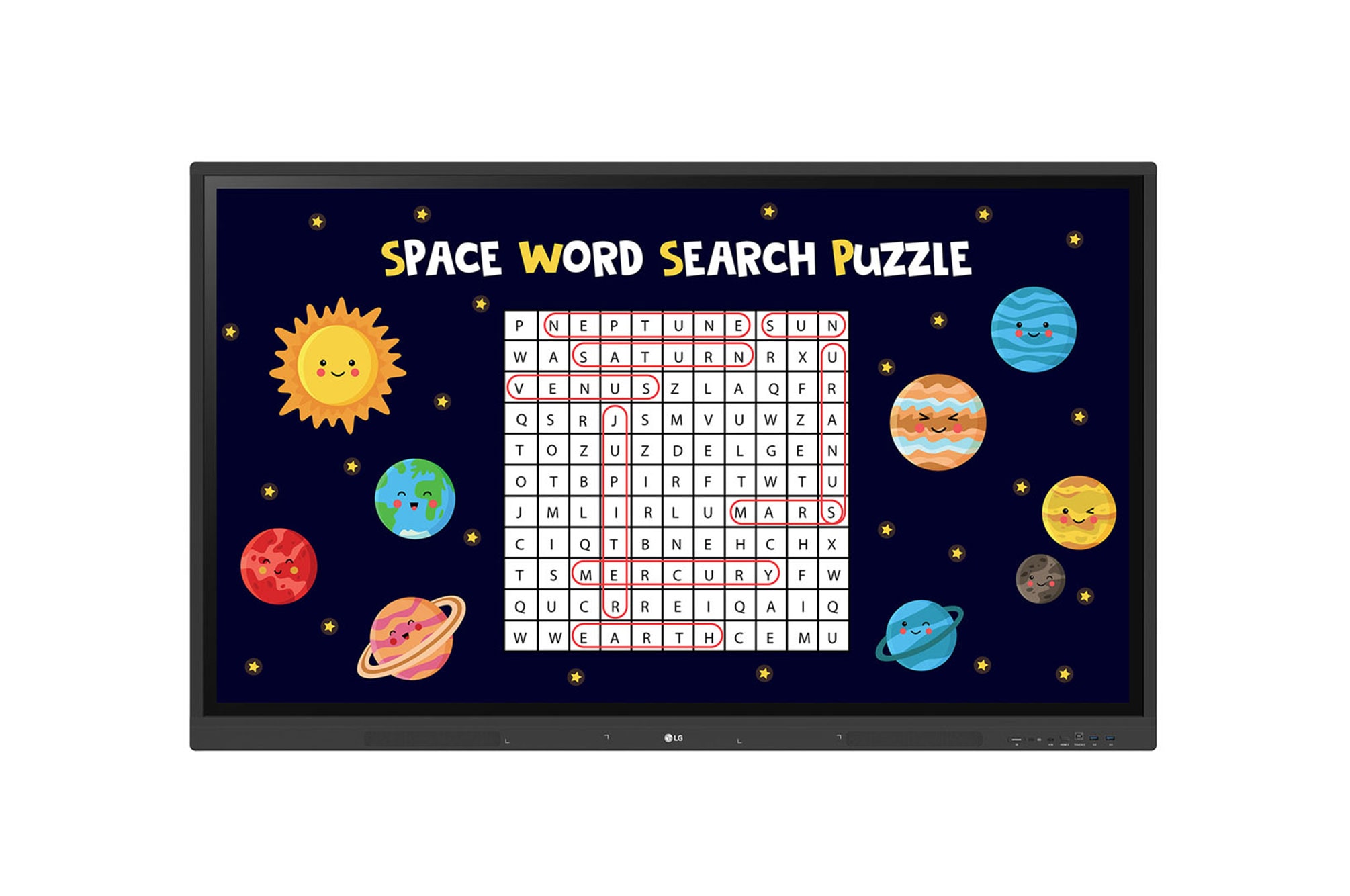 Front view with infilled view