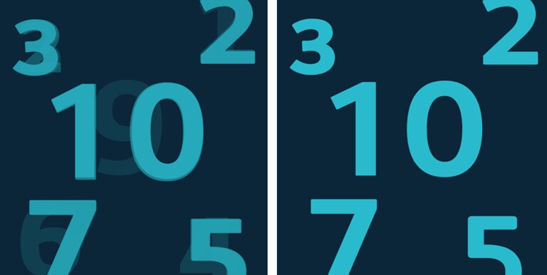 O Phase Shift unifica a exibição, eliminando claramente o efeito fantasma, que é a sobreposição de duas ou três imagens.