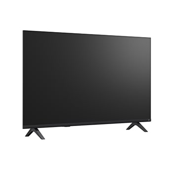 Vista lateral em 15 graus da LG Smart TV 4K UHD de 43'' 43NU85CB