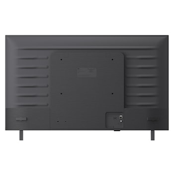 'Vista traseira da LG Smart TV 4K UHD de 43'' 43NU85CB
