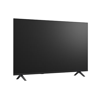 Vista lateral em 15 graus da LG Smart TV 4K UHD de 55'' 55NU85CB