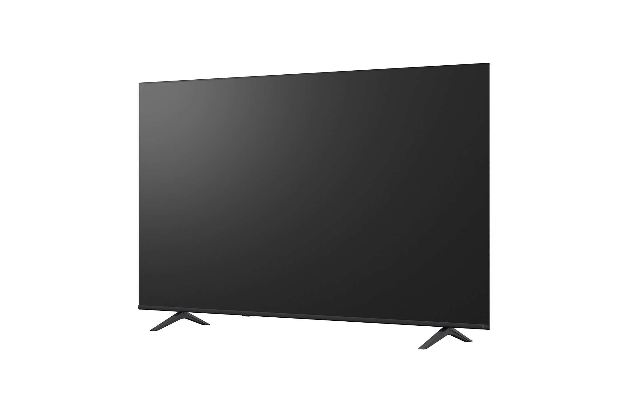 Vista lateral em -45 graus da LG Smart TV 4K UHD de 75'' 75NU85CB