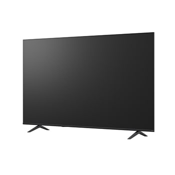 Vista lateral em -45 graus da LG Smart TV 4K UHD de 75'' 75NU85CB