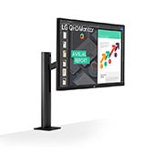 LG Monitor Ergo LG 27" QHD IPS com HDR10 e USB Type-C™, 27QN880-B