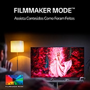 LG 2021 Smart TV LG 43" 4K UHD 43UP7500 WiFi Bluetooth HDR ThinQ AI compatível com Inteligência Artificial, 43UP751C0SF