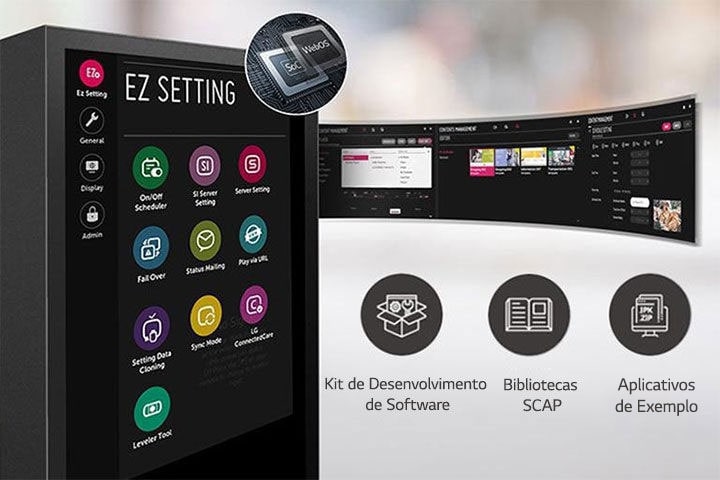 Melhorou a conveniência do usuário ao utilizar o SoC e o webOS.