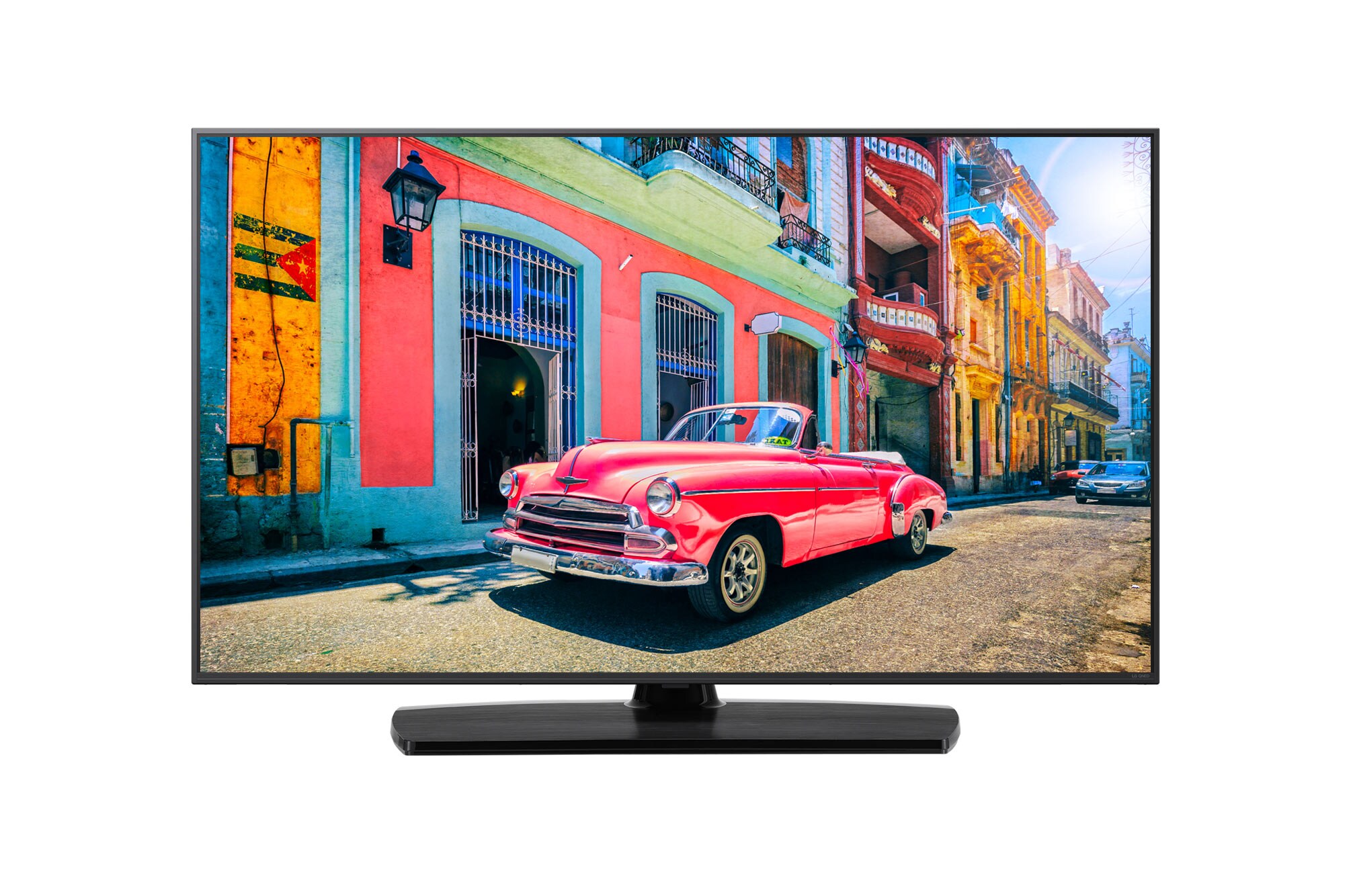 Front view of QNED Smart TV with Pro:Centric Solutions 50UK777H0UA